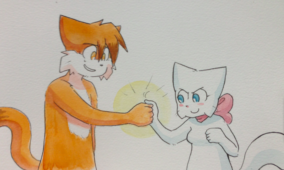 Candybooru image #7774, tagged with Lucy Paulo Taeshi_(Artist) commission watercolor